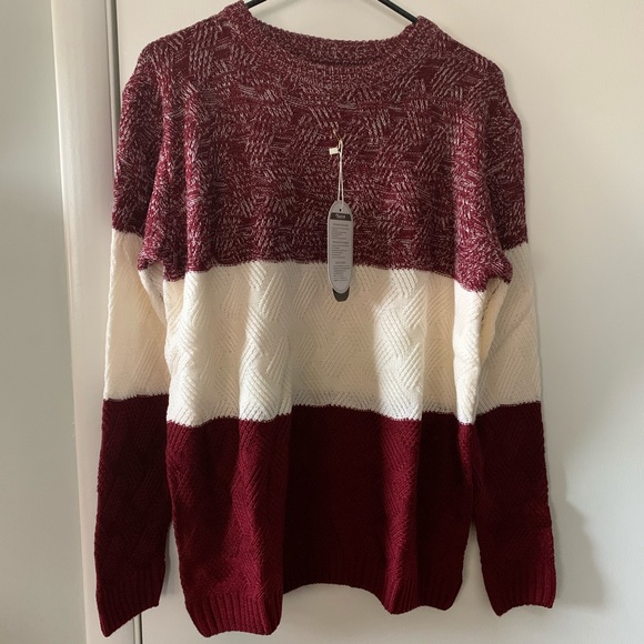 Men's Crew Neck Knit Sweater - Picture 3 of 6